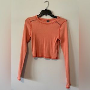 Cropped Orange Long Sleeve